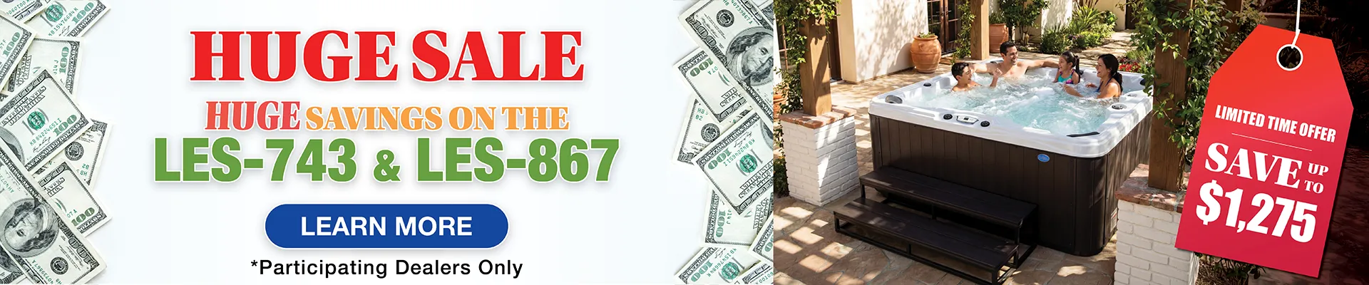 Calspas hot tub being used in a family setting - Southfield